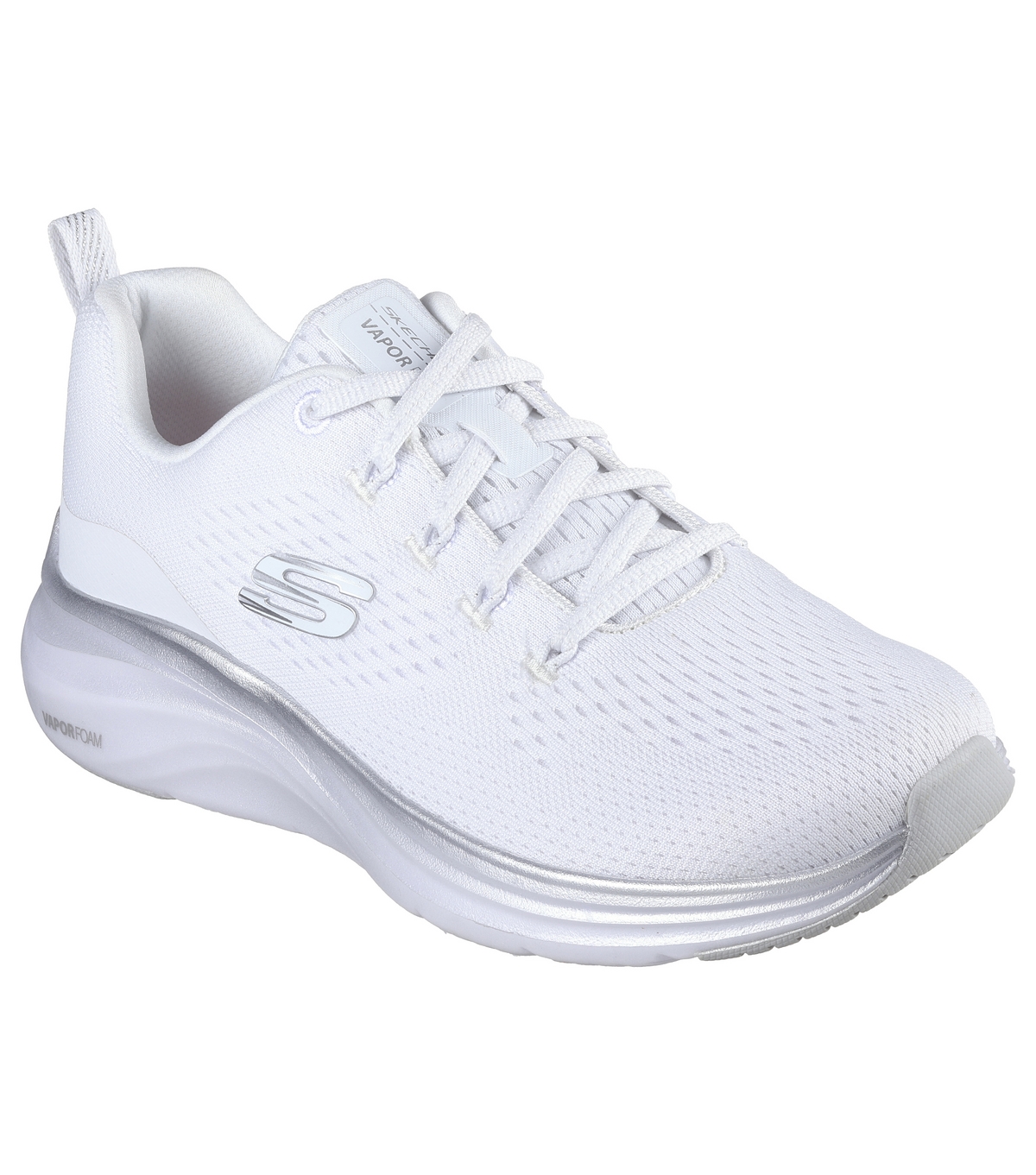 Women's White Vapor Foam Midnight Glimmer Trainers Skechers New Look