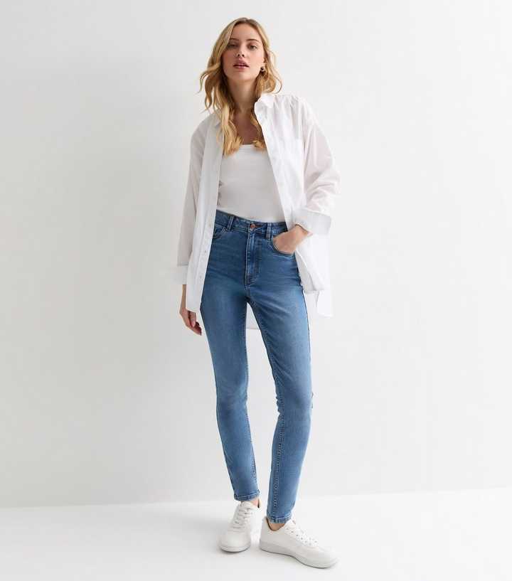 Blue Lift & Shape Jenna Skinny Jeans
