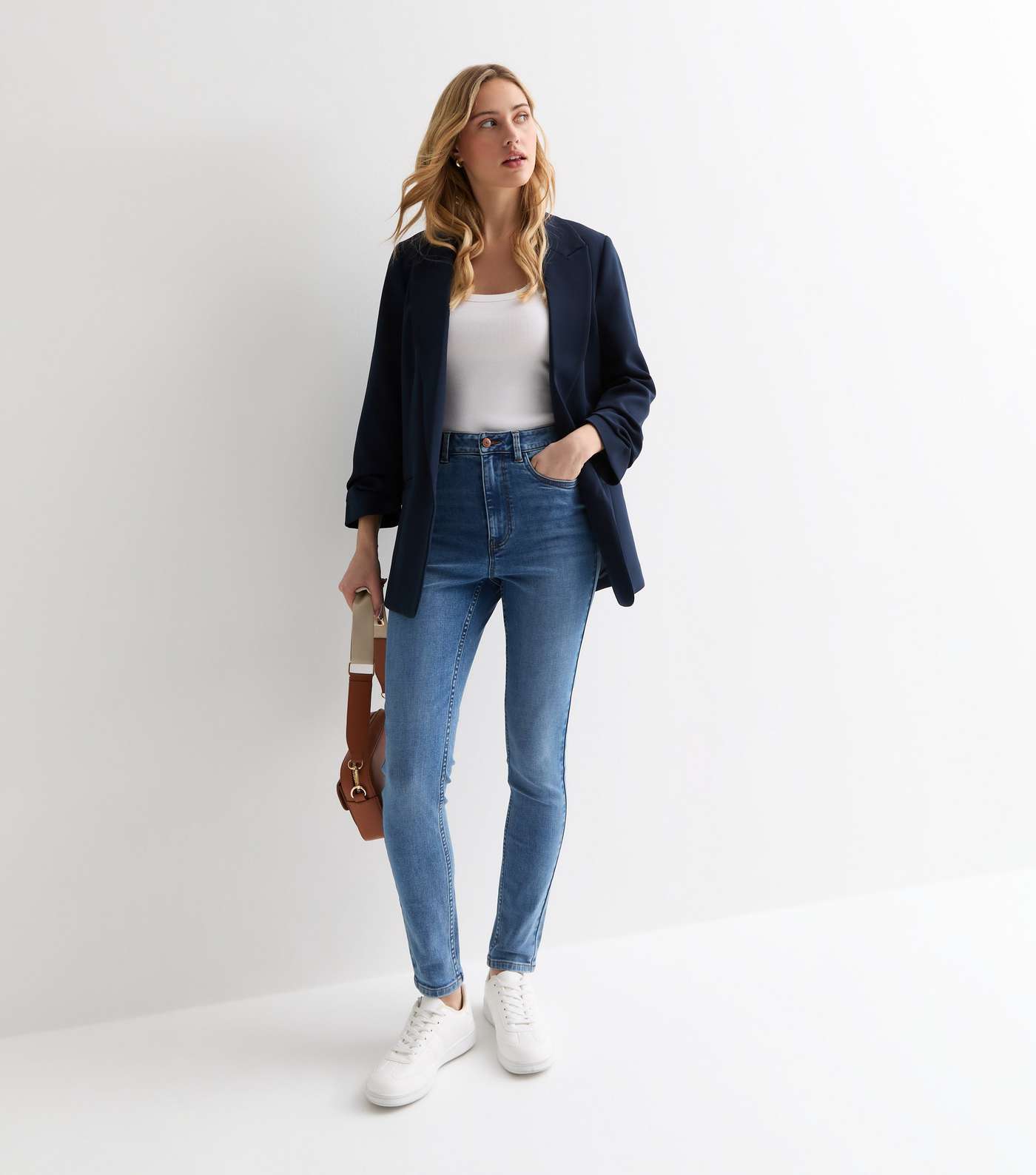 Blue Lift & Shape Jenna Skinny Jeans Image 6