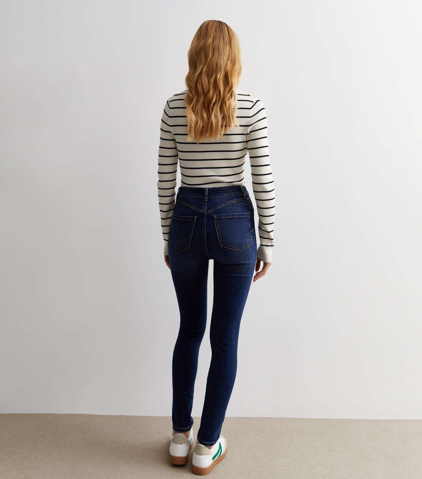 Navy Lift & Shape Jenna Skinny Jeans Image 5