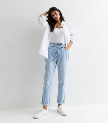 New look denim hot sale trousers