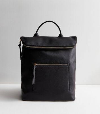 Black backpack clearance women's new look