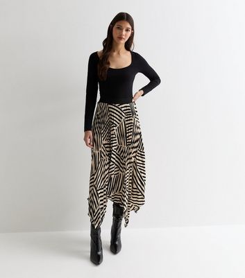 Asymmetric hotsell midi skirt