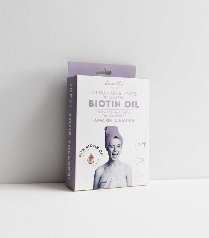 Danielle Creations Lilac Biotin Oil Hair Towel