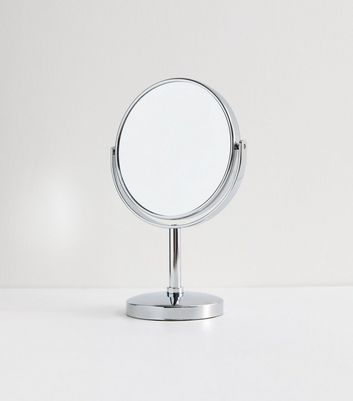 Danielle Creations Silver Oval Mirror New Look