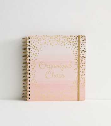 Pink Organised Chaos Logo Planner