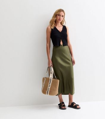 Olive green clearance skirts near me