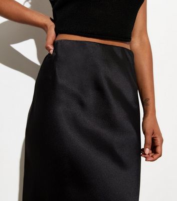 Silk midi skirt top petite