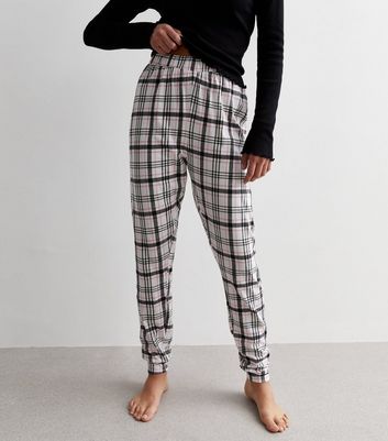 Tall Black Jogger Pyjama Set with Nap Time Logo New Look