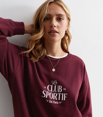 Sweatshirt burgundy on sale