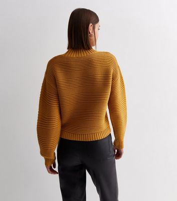 Mustard long online jumper