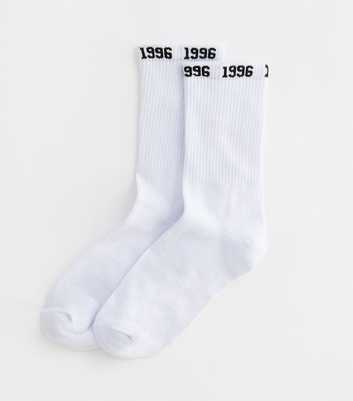 White 1996 Tube Socks