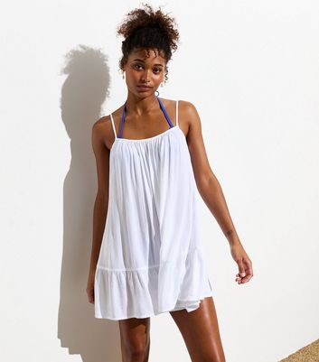 White tank sale mini dress