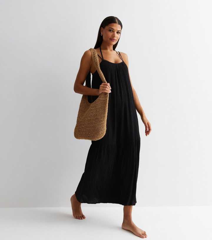 chinese dress ladies New Look Gracie Maxi Dress Black – Daisy's Closet