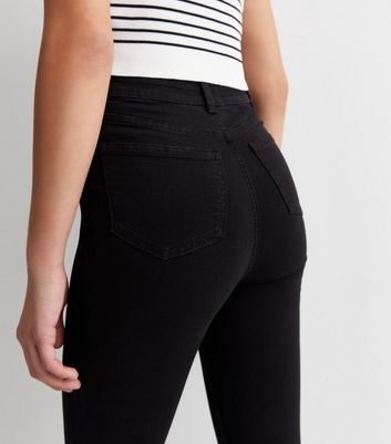 Tall Black Waist Enhance Quinn Bootcut Jeans