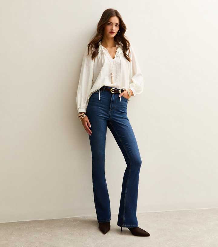Tall Blue Bootcut Jeans