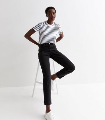 Tall Black High Waisted Mom jeans New Look