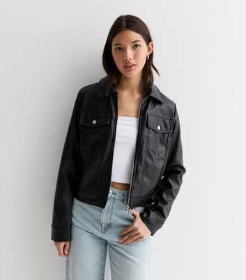 URBAN REPUBLIC Women's Leather Jackets, Faux Motorcycle Moto Biker Coat  Short Lightweight Vegan Pleather Fashion, Size Small, Luggage at  Women's  Coats Shop