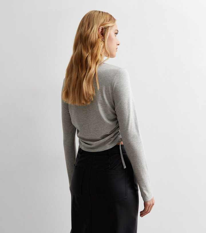 Ruched Side Sweater