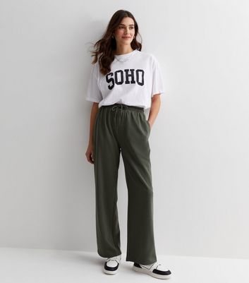 New look cheap khaki joggers