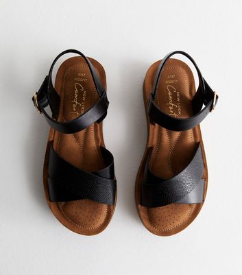 Flatform sandals store wide fit