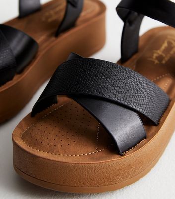 Wide fit 2025 flatform sandals