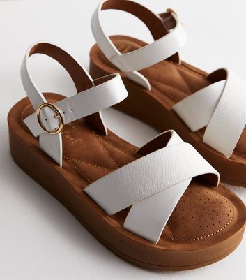 Flatform sandals hotsell wide fit