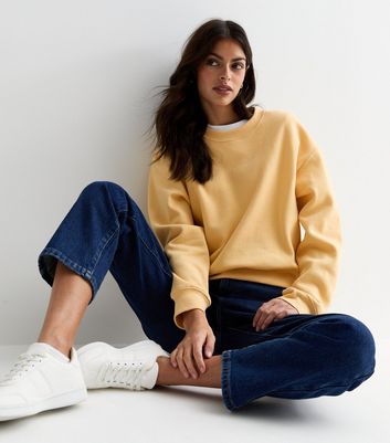 new look yellow crop top