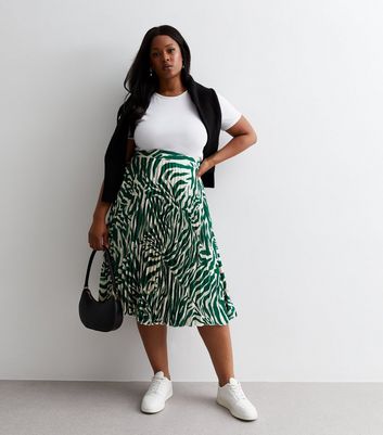 Pleated midi skirt new look best sale