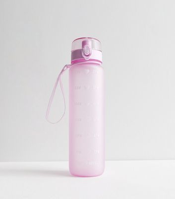 Pink 1L Water Bottle New Look