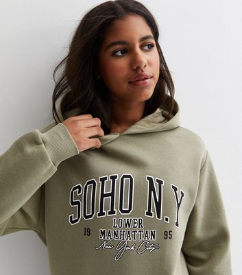 Girls best sale khaki hoodie