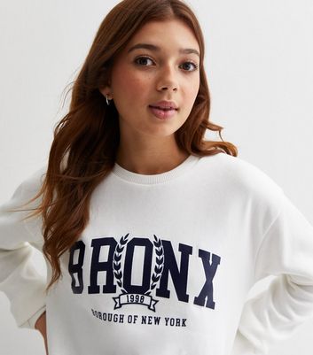 Girls Off White Bronx Logo Sweatshirt New Look