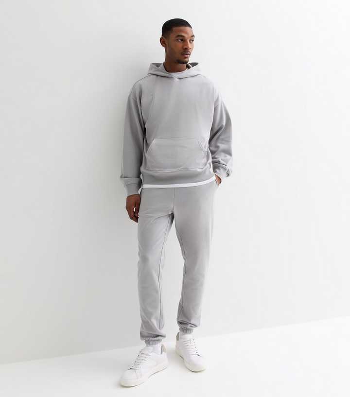 Sportswear Oversized Hoodie in Light Grey