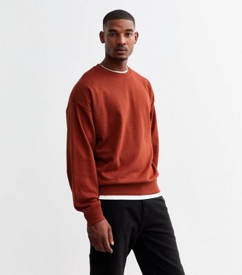 Crew neck oversized sweatshirt on sale