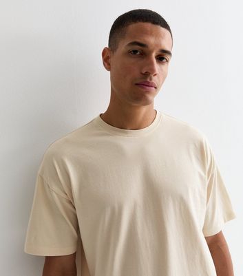 Off White Tencel Nylon Oversized Shirt with tank top and Necklace