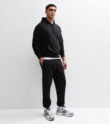 Black hoodie without pocket online