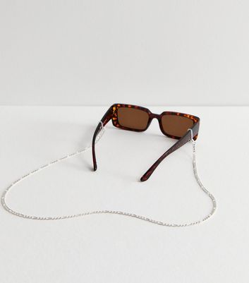 Silver Hoop Sunglasses Chain New Look