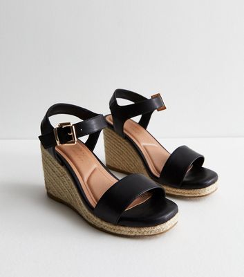 Silver Glitter 'Jilly' Extra Wide Fit Low Wedge Sandals by Paradox London |  Look Again