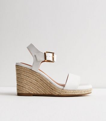 New look white outlet wedge sandals