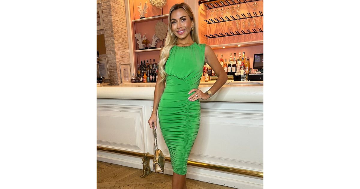 Women's Sexy One Shoulder Dresses Sleeveless Party Club Ruched Cocktail Wedding Guest Bodycon Midi Dress, Black, S