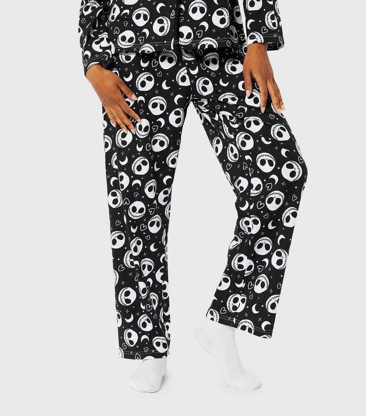  Disney Nightmare Before Christmas Lounge pants Jack Skellington  Mens Pyjama Bottoms Medium Black : Disney: Clothing, Shoes & Jewelry