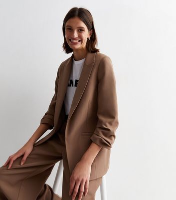 Long on sale blazer coat