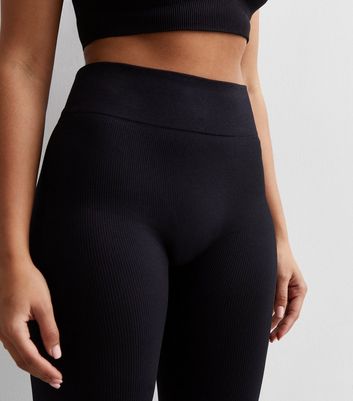 Seamless Petite Full Length Leggings in Black