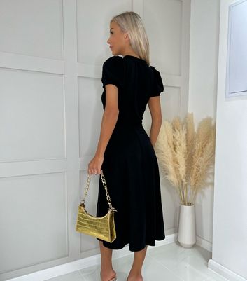 Black overall skirt on sale midi