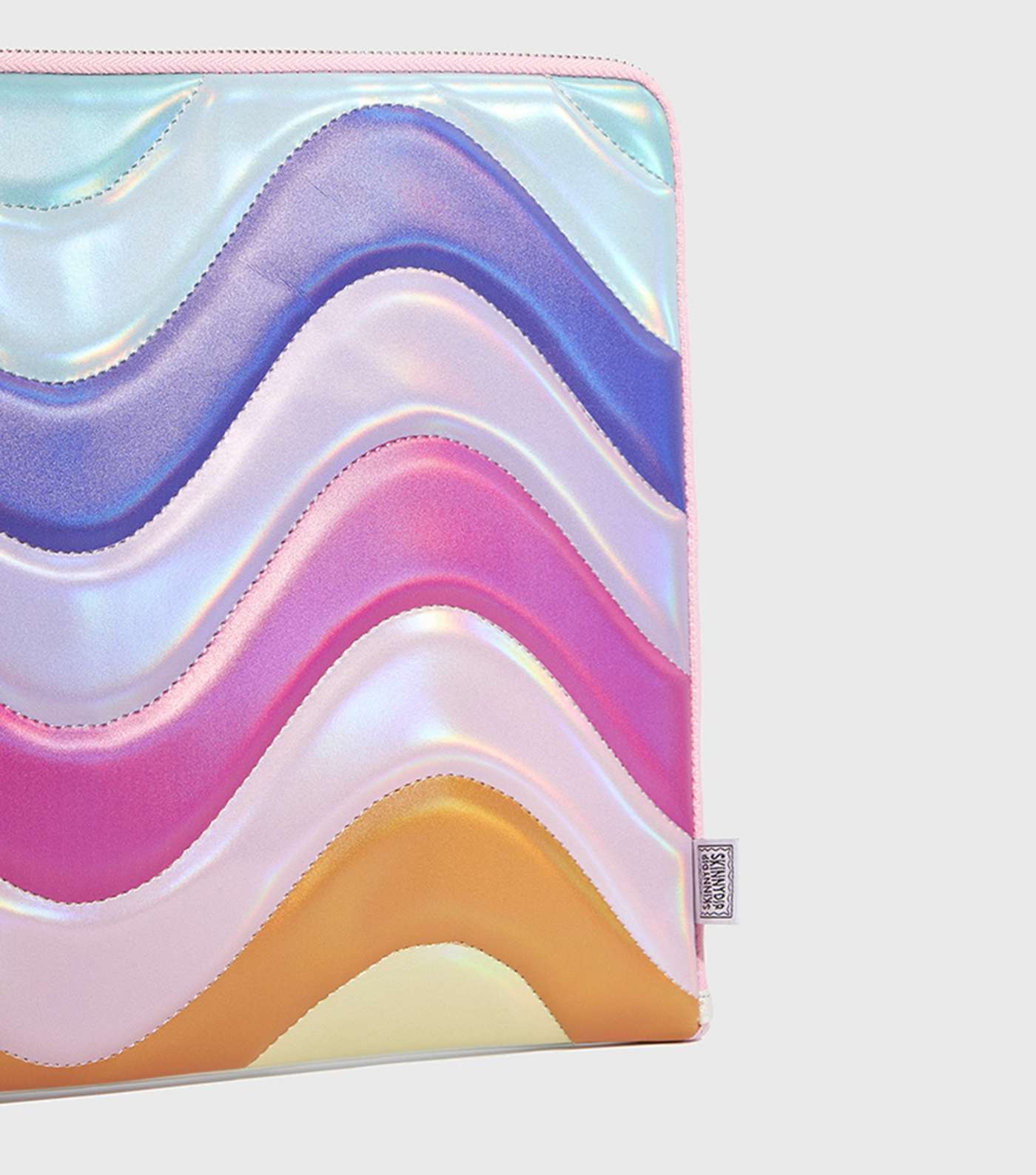 Skinnydip Multicoloured Rainbow Wave Laptop Case Image 7