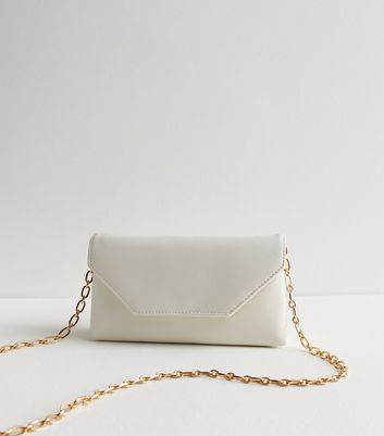 New look white on sale clutch