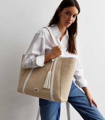 Off on sale white tote