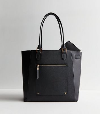 New look 2024 black tote bag