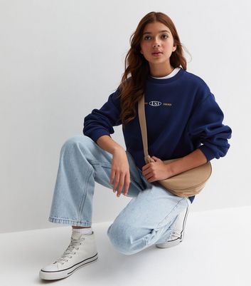 Ladies on sale navy sweatshirt