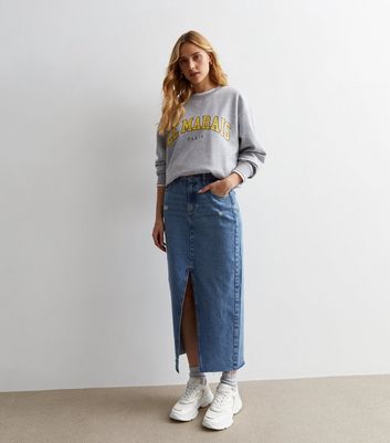 Parisian ripped denim clearance skirt